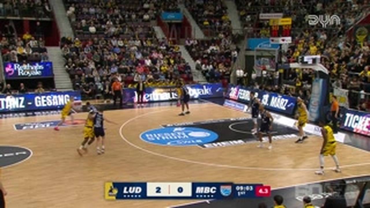 MHP RIESEN Ludwigsburg - SYNTAINICS MBC | BBL-Highlights im Video
