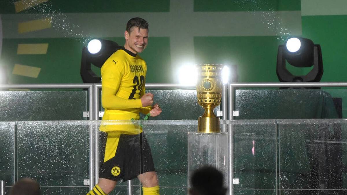 Lukasz Piszczek gewann 2021 mit Borussia Dortmund den DFB-Pokal