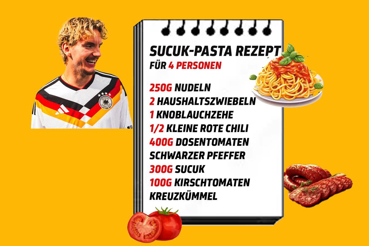 Inklusive Pasta-Rezept: So sorgt der DFB-Koch für Abwechslung