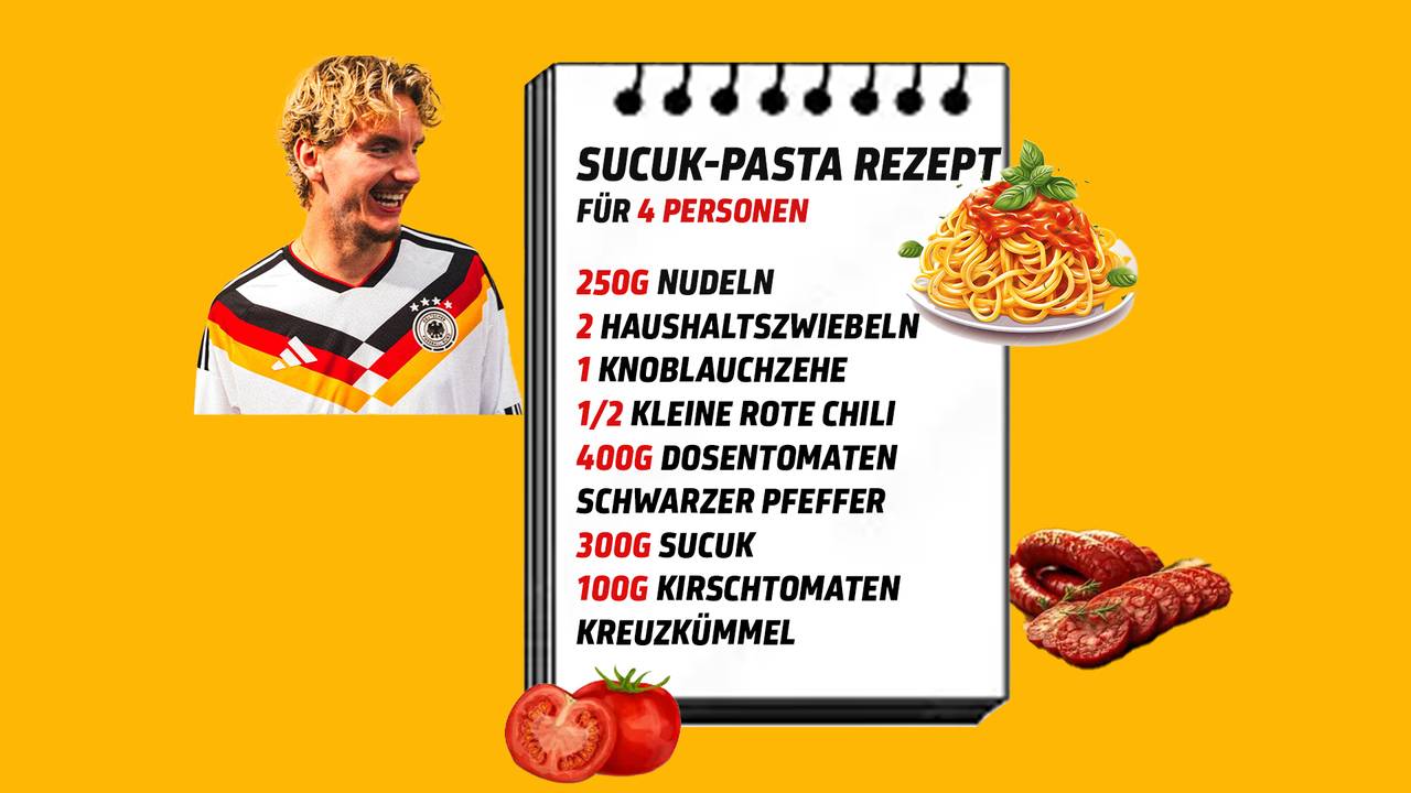 Inklusive Pasta-Rezept: So sorgt der DFB-Koch für Abwechslung
