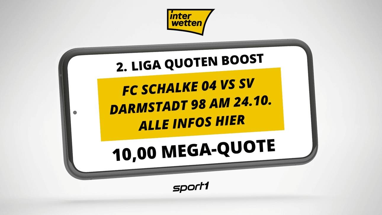 Schalke vs. Darmstadt: Die Mega-Quote zum Derby! 10,0 auf S04-Sieg + 100€ Bonus