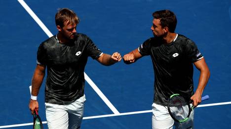 Das deutsche Duo Kevin Krawietz und Andreas Mies steht bei den US Open im Halbfinale