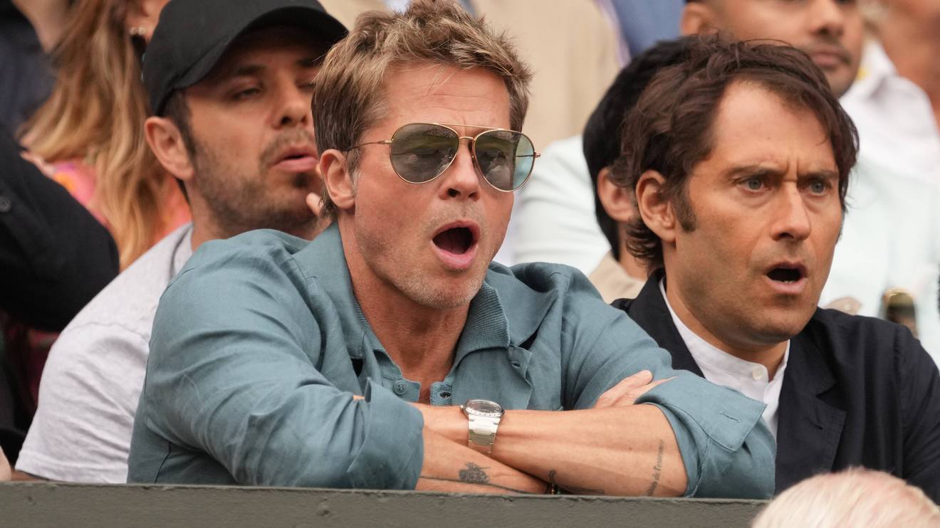 La actuación de Brad Pitt en Wimbledon causa sorpresa y frustración