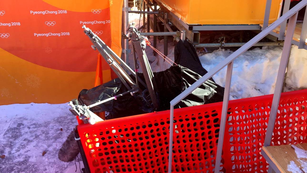 Panne! Kamera kracht in Zielraum