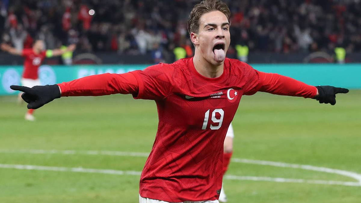 Kenan Yildiz erzielte gegen Deutschland sein erstes Länderspieltor