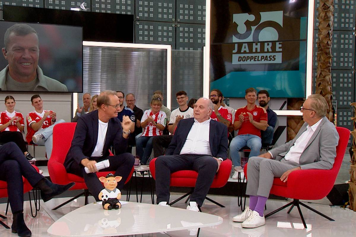 Die Auseinandersetzung zwischen Lothar Matthäus und Uli Hoeneß wegen einem möglichen Bayern-Transfers von Nick Woltemade ist auch im SPORT1 Doppelpass Thema - und Uli Hoeneß schickt nochmal deutliche Worte in Richtung des Rekordnationalspielers. 