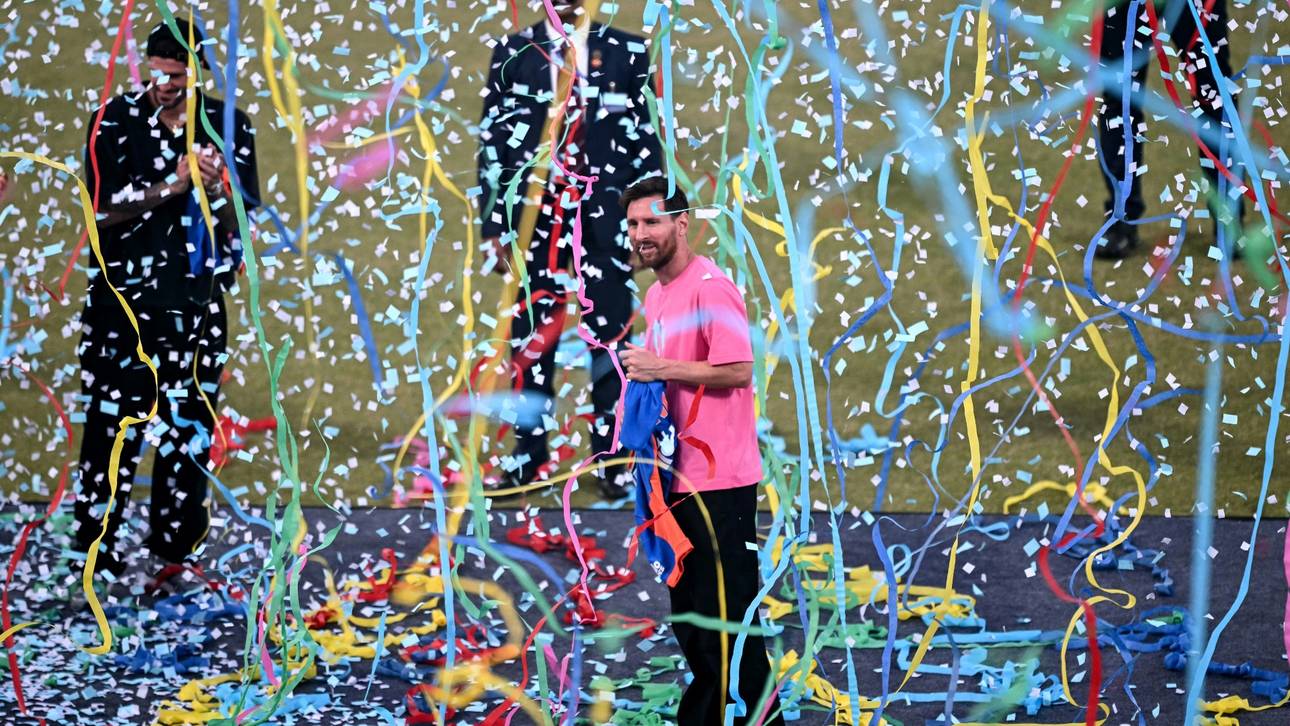 Messi wurde am Montag wieder begeistert empfangen
