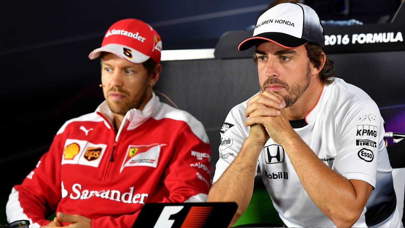 Alonso droht Vettel mit Crash