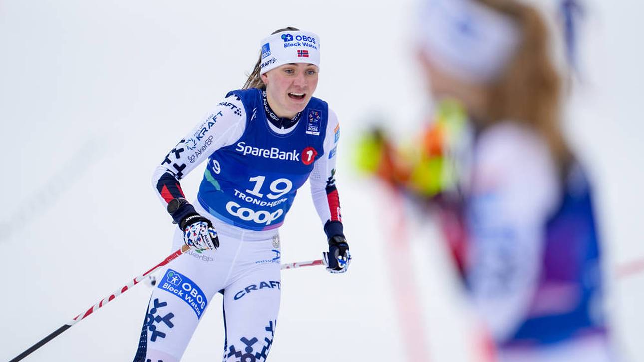 Kombiniererin übersteht bösen Unfall