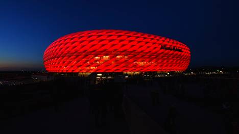 Die Allianz Arena im Münchner Stadtteil Fröttmaning