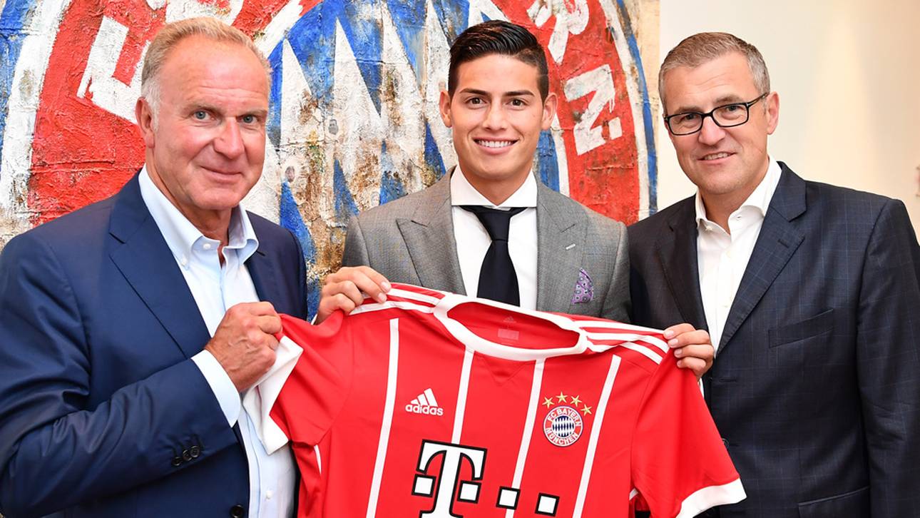 James unterschreibt Bayern-Vertrag