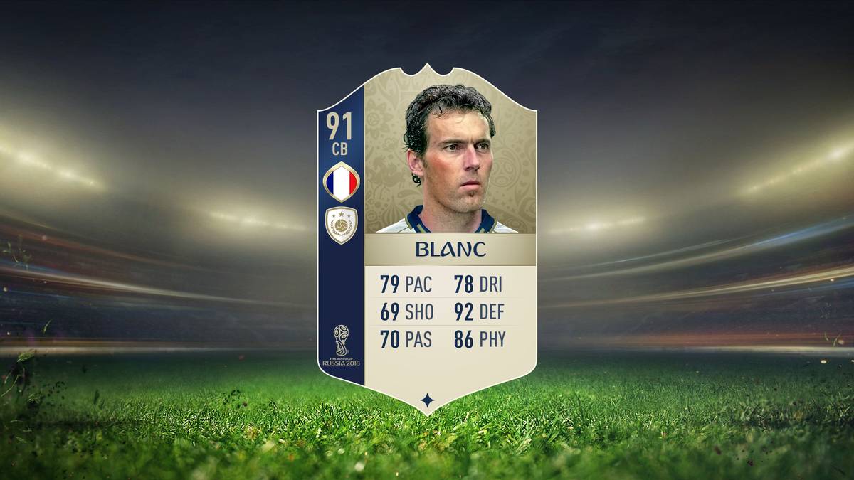 Laurent Blanc - Frankreich - Gesamtstärke 91