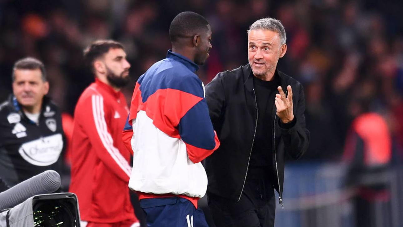 Zwischen Luis Enrique und Ousmane Dembele gibt es aktuell einige Differenzen