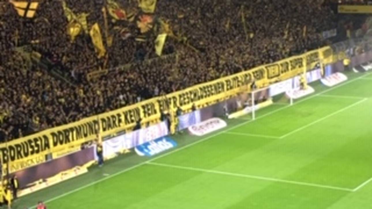 Protest von BVB- und Bayern-Fans