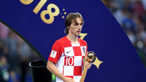 Lukas Modric konnte sich über die persönliche Auszeichnung nicht wirklich freuen