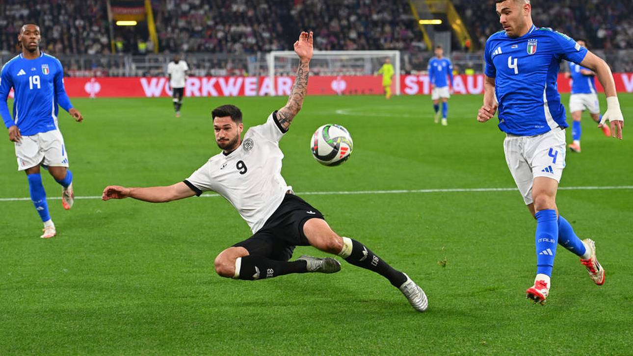 Tim Kleindienst traf in den Spielen gegen Italien jeweils einmal