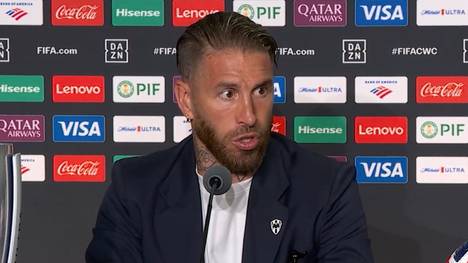 Monterrey-Kapitän und Torschütze Sergio Ramos zeigt sich nach dem Auftaktspiel bei der Klub-WM gegen Inter Mailand zufrieden. Sein Team habe gegen den Champions-League-Finalisten sogar die Chance auf mehr als einen Punkt gehabt.