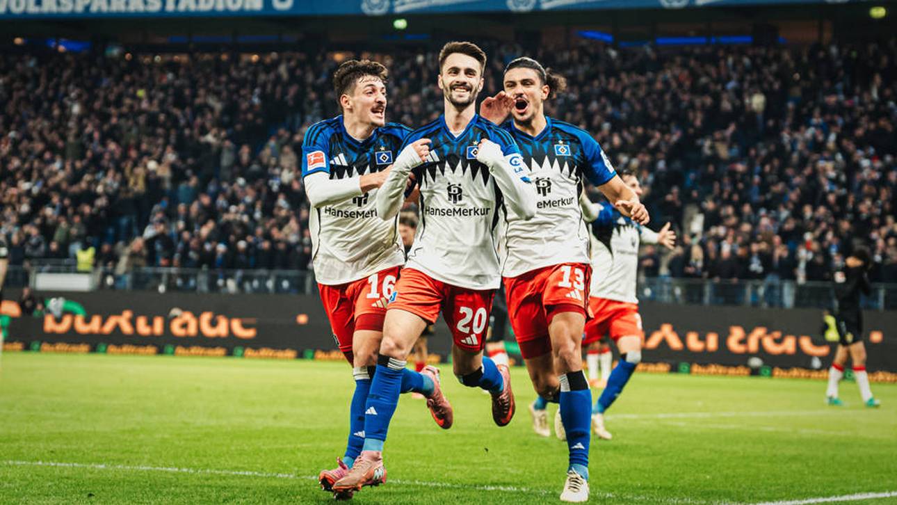 Fabio Vieira brachte dem HSV spät den Sieg