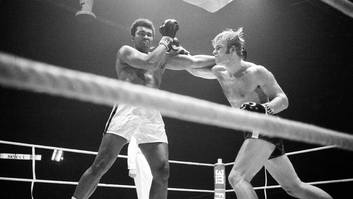 Jürgen Blin setzte gegen Muhammad Ali überraschende Konterhiebe