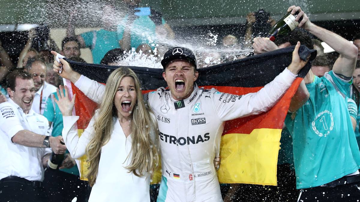 Nico Rosberg mit seiner Frau Vivian