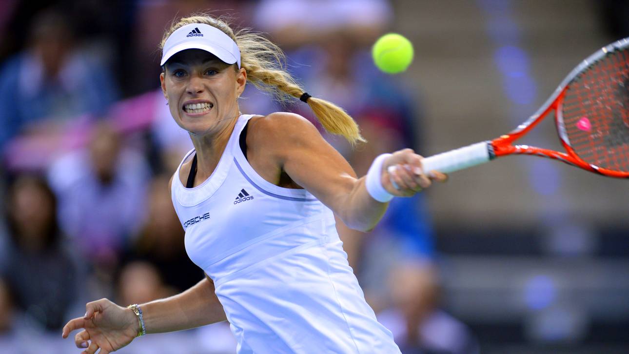 Kerber trainiert mit Graf