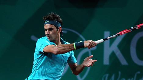 Roger Federer schlug im Finale Pablo Cuevas
