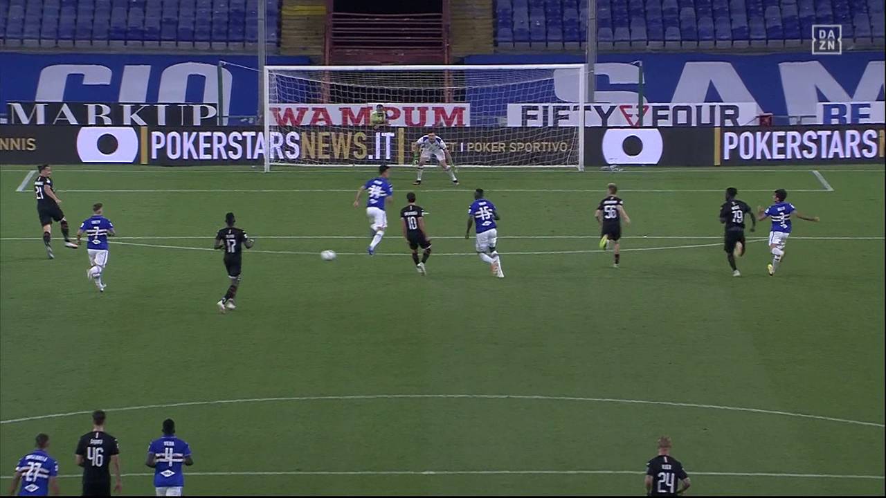 Sampdoria Genua - AC Milan (1:4): Tore und Highlights