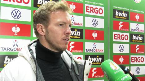 Die Bayern haben im DFB-Pokal gegen Mainz 4:0 gewonnen. Trainer Julian Nagelsmannn findet es schön, dass seine Jungs einen gewissen Anspruch auf dem Platz haben. 