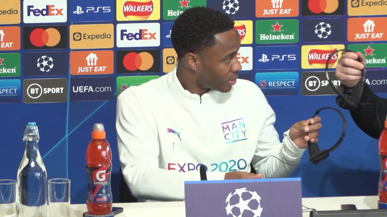 Manchester City: Raheem Sterling mit lustiger Panne vor Real Madrid