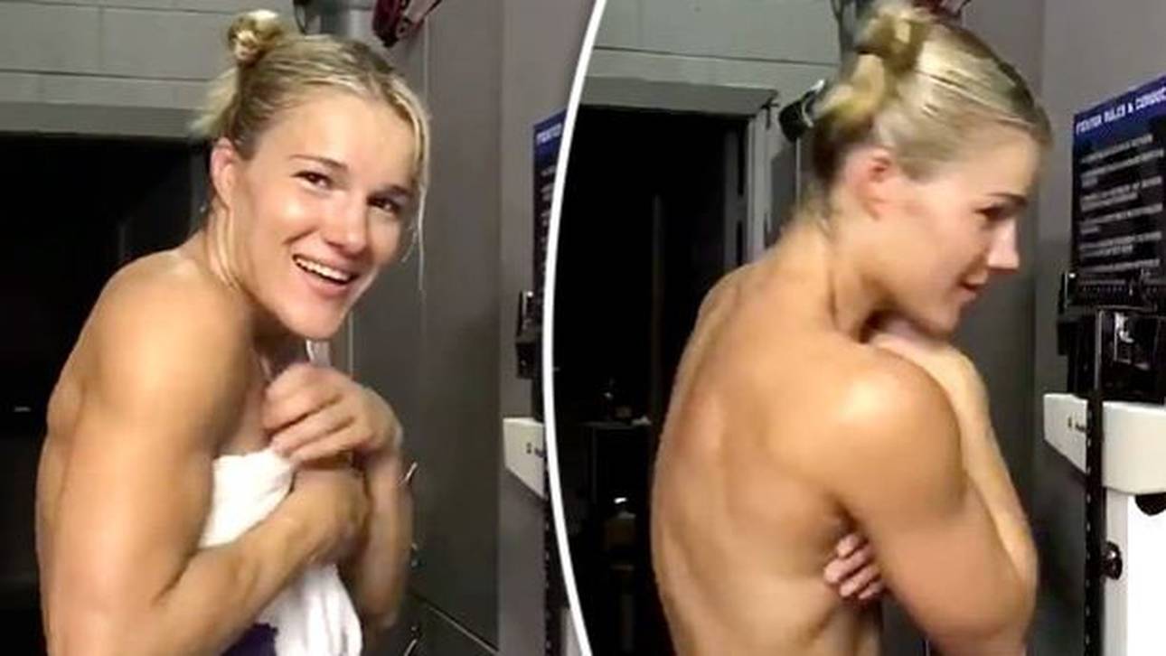 UFC-Kämpferin nackt beim Wiegen