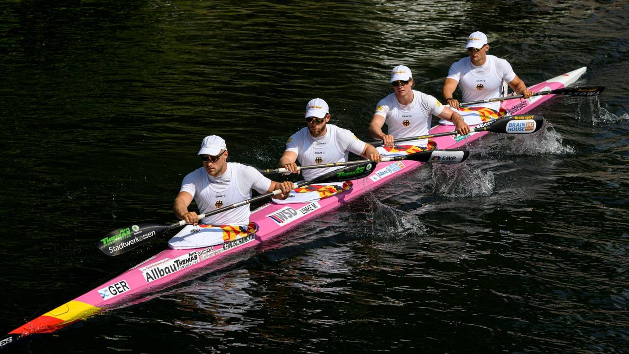 Kanu-EM: Enttäuschungen durch beide Kajak-Vierer