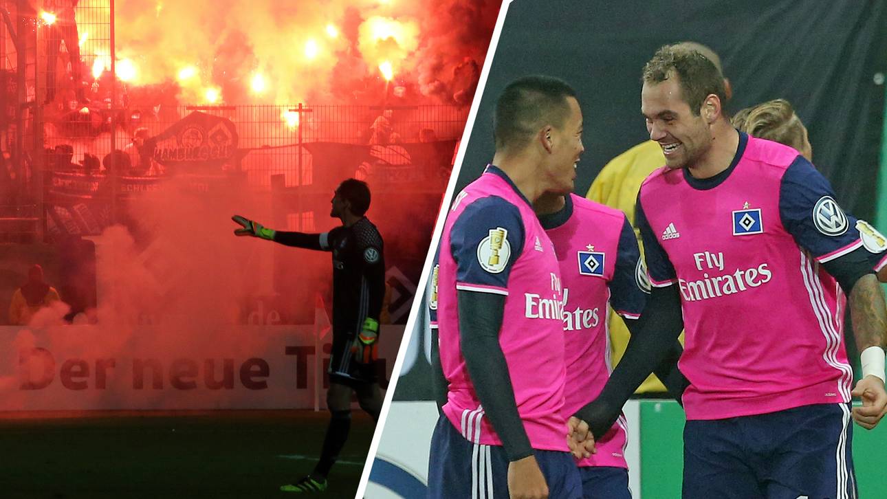Bei Pyro-Irrsinn: HSV baut Frust ab