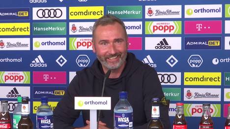 Tim Walter ist neuer Trainer des Hamburger SV. Der ehemalige Stuttgart- und Kiel-Coach gibt sich bei seiner Vorstellung demütig und offen.