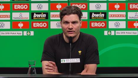 Erling Haaland wirkt beim Dortmunder Sieg im Pokalhalbfinale gegen Kiel nicht mit. Edin Terzic verrät, warum der Norweger für einen Einsatz nicht in Frage kam und wie es ihm geht.