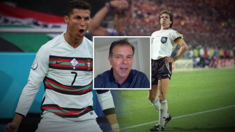 Hat Cristiano Ronaldo etwa Andreas Möller kopiert? Der Europameister spricht im SPORT1-Interview über den Jubel 1996, das DFB-Team und die Chancen auf den Titel.