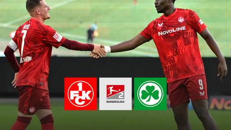 In einer vor allem im ersten Durchgang unterhaltsamen Partie haben sich der 1. FC Kaiserslautern und die SpVgg Greuther 2:2 getrennt. Das Kleeblatt gibt ein 0:2 aus der Hand, der FCK feiert einen Joker.