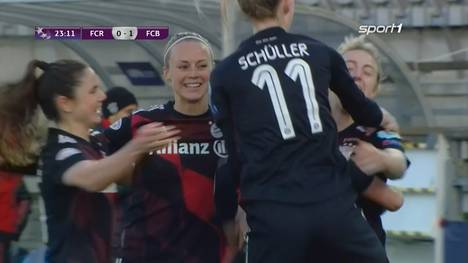 Die Frauen des FC Bayern stehen im Halbfinale der Champions League. Die Münchnerinnen gewinnen gegen Rosengard auch das Rückspiel und treffen nun auf den FC Chelsea.