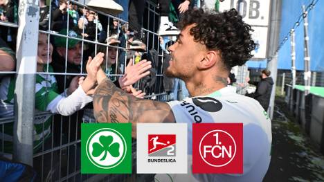 Im Traditionsderby zwischen Fürth und Nürnberg erwischen die Gäste den besseren Start, schwächen sich dann aber selbst - und Ex-Bayern-Talent Armindo Sieb trumpft für das Kleeblatt groß auf!