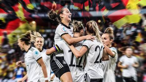 Dank einer Energieleistung und einer Gala-Vorstellung von Alexandra Popp sind die DFB-Frauen furios ins EM-Finale gestürmt. Dort wartet nun Gastgeber England im Wembley-Stadion.
