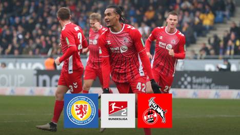 Mit dem 2:1-Sieg bei Eintracht Braunschweig eroberte der 1. FC Köln zumindest kurzzeitig die Tabellenspitze zurück. Besonders in der zweiten Hälfte dominierten dabei die Hausherren, doch die Geißböcke zeigten sich eiskalt.