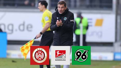 Hannover 96 muss sich gegen Wehen Wiesbaden mit einem Punkt begnügen. Damit verpassen die Niedersachsen den Sprung auf Platz drei.