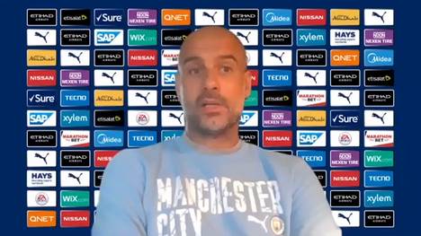 Leroy Sané wird seinen Vertrag bei Manchester City nicht verlängern. Das bestätigt Trainer Pep Guardiola im Video.