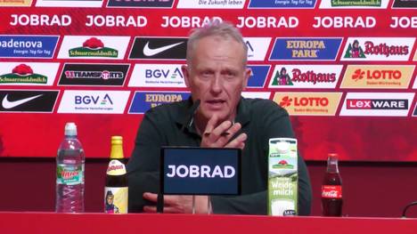 Vor seinem letzten Heimspiel für den SC Freiburg spricht Freiburg-Trainer Christian Streich über seinen langjährigen Co-Trainer.