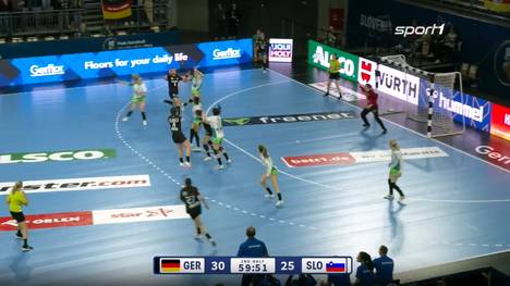 Die deutschen Handballerinnen machen einen großen Schritt in Richtung Olympia. Gegen Slowenien besteht das Team von Bundestrainer Markus Gaugisch den Härtetest gegen Slowenien - auch dank eines genialen Treffers von Xenia Smits.