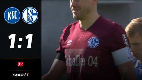 Schalke 04 muss in Karlsruhe einen Dämpfer in Sachen Aufstiegshoffnungen hinnehmen. Wie schon im Hinspiel treffen Choi und Terodde.