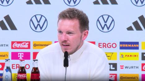 Julian Nagelsmann zieht nach dem 2:1-Sieg im Test gegen die Niederlande Resümee über den aktuellen Lehrgang und hat eine Botschaft an die Spieler, die zu dieser Einheit nicht nominiert wurden.