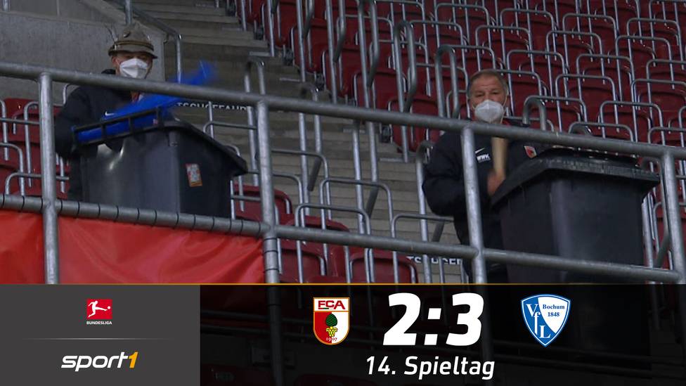 Die Geisterspiele sind zurück in den bayerischen Stadien. Der FC Augsburg unterliegt im Kellerduell dem VfL Bochum mit 2:3.