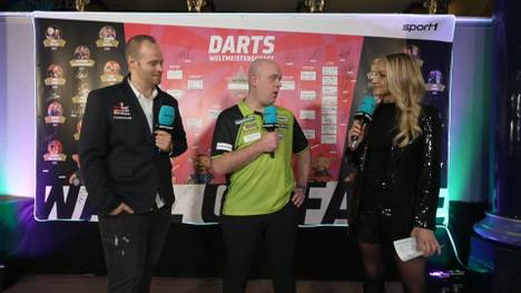 Michael van Gerwen spricht vor dem Finale der Darts WM 2025 gegen Luke Littler mit SPORT1 über einen Titel, der ihn nicht interessiert.