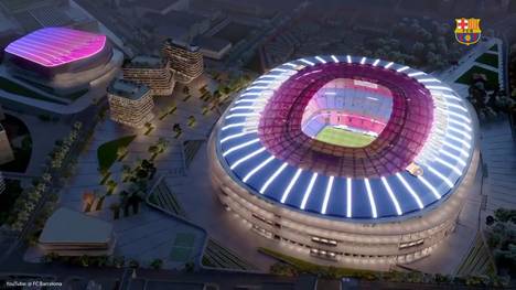 Der FC Barcelona baut einen neuen Mega-Tempel. Dabei kann man jetzt schon einen einen virtuellen Rundgang durch die architektonische Verbesserung des Camp Nou machen. 