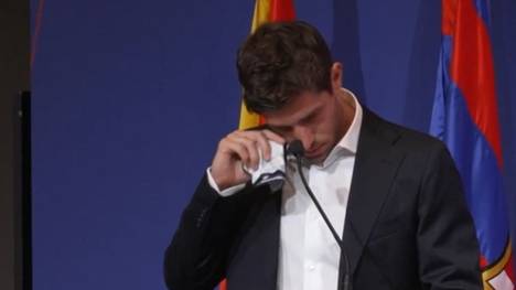 Sergi Roberto verabschiedet sich von seinem Heimatverein FC Barcelona. In einer emotionalen Rede blickt der Katalane auf seine Karriere zurück und gibt dem Verein Worte für die Zukunft mit.